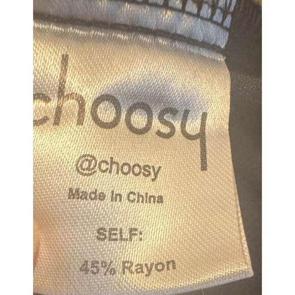 2/$30 NWT Choosy Size 2 St. Crosby Black Sleeveless Plunging Neck Shirt Dress - Picture 11 of 13